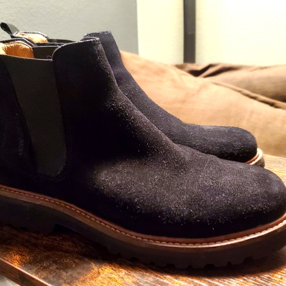 Samuel Hubbard 247 Black suede booties size 7Retail $250